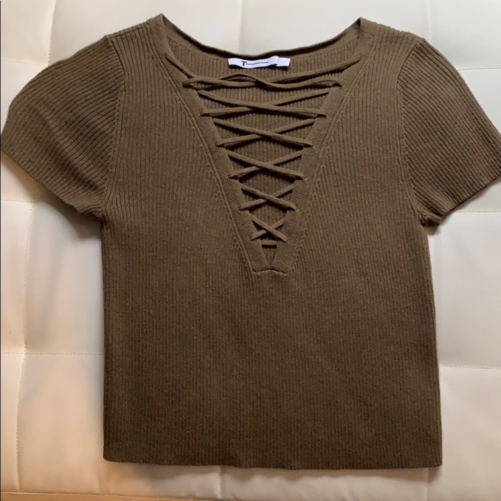 Alexander wang crop knit